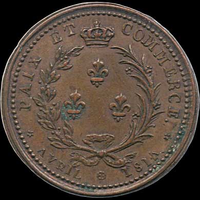 Prince d'Essling #1481 Reverse 1814
