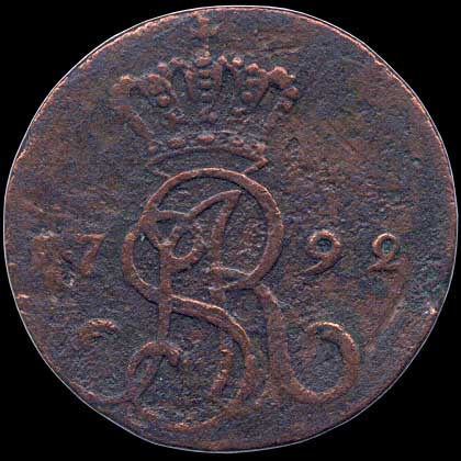 Obverse - Poland - 1 Grossus - 1792