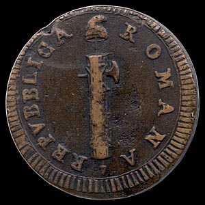 Obverse - Papal States 2 Baiocchi - 1799