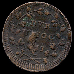 Reverse - Papal States 2 Baiocchi - 1799