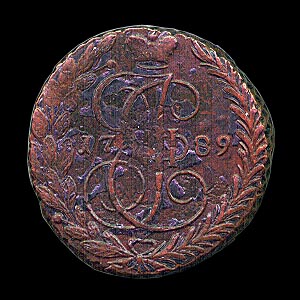 Reverse - Russia - 5 Kopeks - 1789