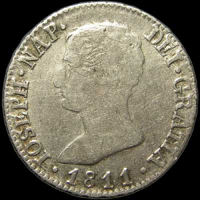 Obverse - Spain - 4 Reales 1811