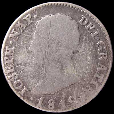 Obverse - Spain - 4 Reales 1812