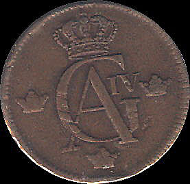 Obverse - Sweden- 1 Skilling 1805