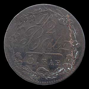 Reverse - Swiss - 1/2 Batzen - 1809