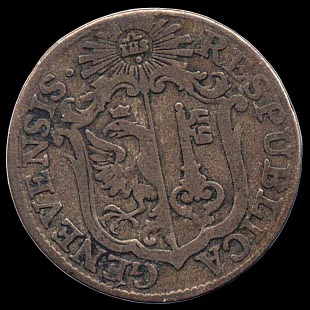 Reverse - Genevan Republic - 6 Sols - 1791