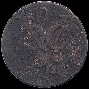 Obverse - United East India Co. - Double Duit - 1790