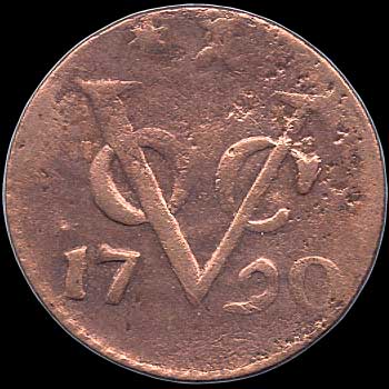 Obverse - United East India Co. - 1 Duit - 1790