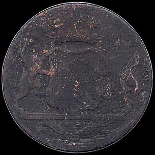 Reverse - United East India Co. - 1 Duit - 1790