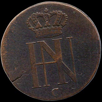 Obverse - Westphalia - 1 Pfenning - 1808