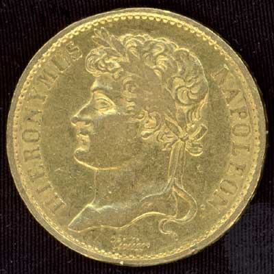Obverse - Westphalia - 20 Franks - 1809