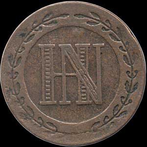 Obverse - Westphalia - 3 Centimes - 1810