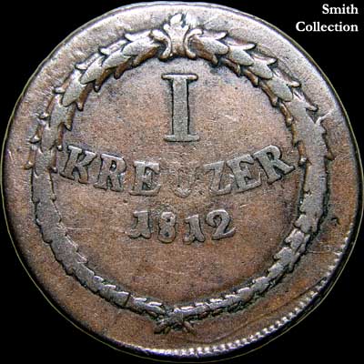 Reverse - Baden - 1 Kreuzer  (1812)