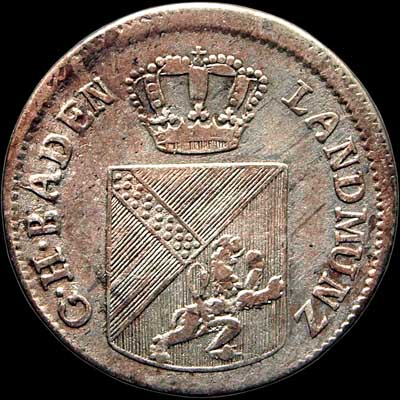 Obverse - Baden - 6 Kreutzer (1813)