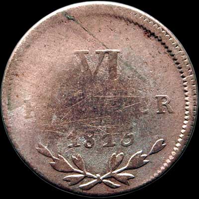 Reverse - Baden - 6 Kreutzer  (1813)