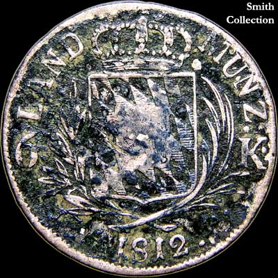 Reverse - Bavaria - 6 Kreuzer - 1812