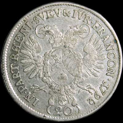Reverse - Bavaria - 20 Kreuzer - 1789