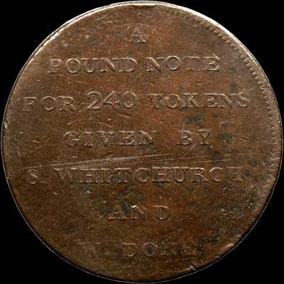 Reverse - Great Britain - 1 Penny Token - 1811