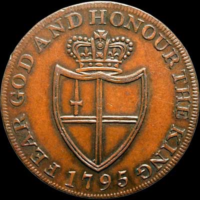 Great Britain 1/2 Penny - 1795