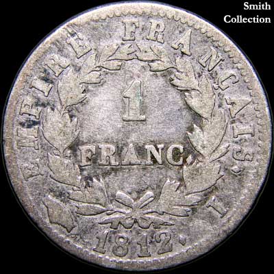 Reverse - France - 1812