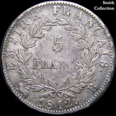 Reverse - France - 5 Francs 1812