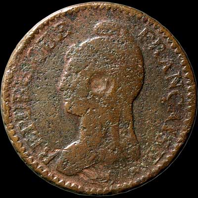 Obverse - France - Un Decime 1800