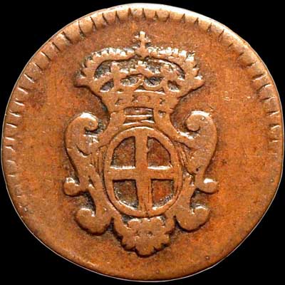 Obverse - Genoan Republic - 4 Denari - 1793