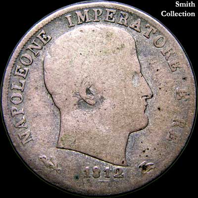 Obverse - Kingdom of Napoleon - 2 Lire (1812)