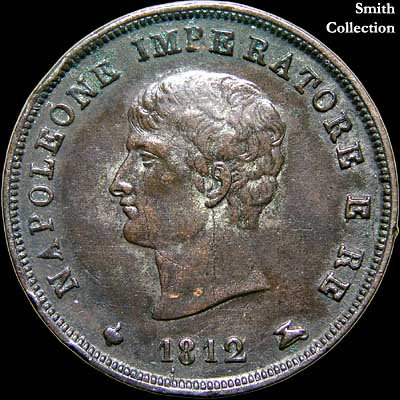 Obverse - Kingdom of Napoleon - 3 Centesimi (1812)