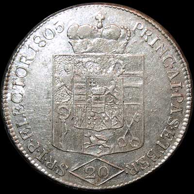 Reverse - Salzburg - 20 Kreuzer - 1805