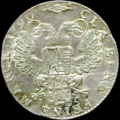 Reverse - Saxony - 2/3 Thaler 1807
