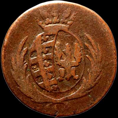 Obverse - Grand Duchy of Warsaw - 1811 - 1 Grosz