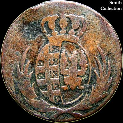 Obverse - Grand Duchy of Warsaw - 1812 - 1 Grosz