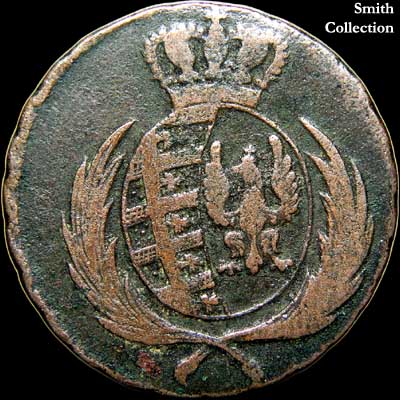 Obverse - Grand Duchy of Warsaw - 1812 - 3 Grosze