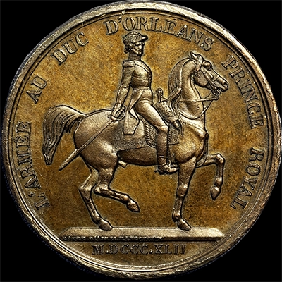 Reverse - Ferdinand Philippe, Duke of Orl&eacute;ans - 1842