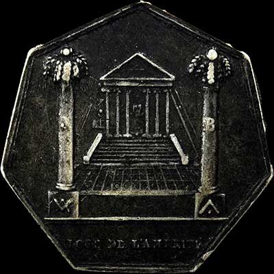 Obverse - France - Loge de l`Amenite - c. 1780