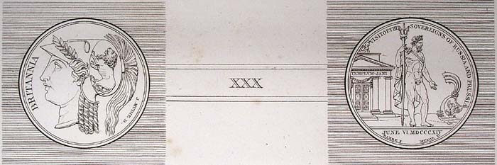 Scan of medal from Mudie's book...